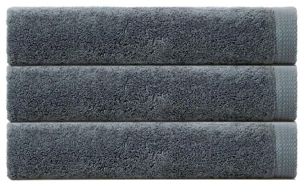Πετσέτα 02.108.10 Grey Cryspo Trio Σετ Πετσέτες 100% Cotton