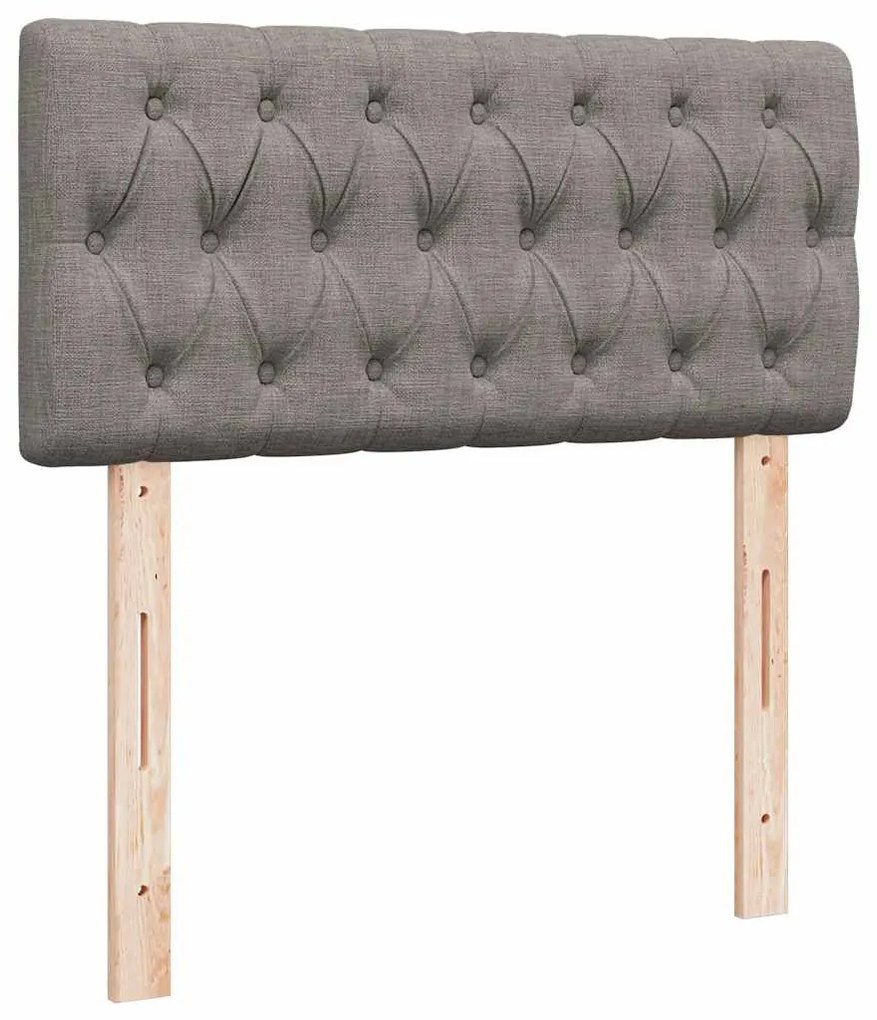 ΟΘΩΜΑΝΙΚΟ ΚΡΕΒΑΤΙ ΜΕ ΣΤΡΩΜΑ TAUPE 90X190CM ΥΦΑΣΜΑ 3311508