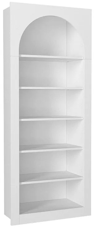 ΒΙΒΛΙΟΘΗΚΗ VOILA MEGAPAP ΧΡΩΜΑ ΛΕΥΚΟ 74X35X180ΕΚ.