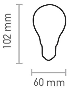 Λαμπτήρας E27 LED Filament A60 10watt (7.27.10.22.2)