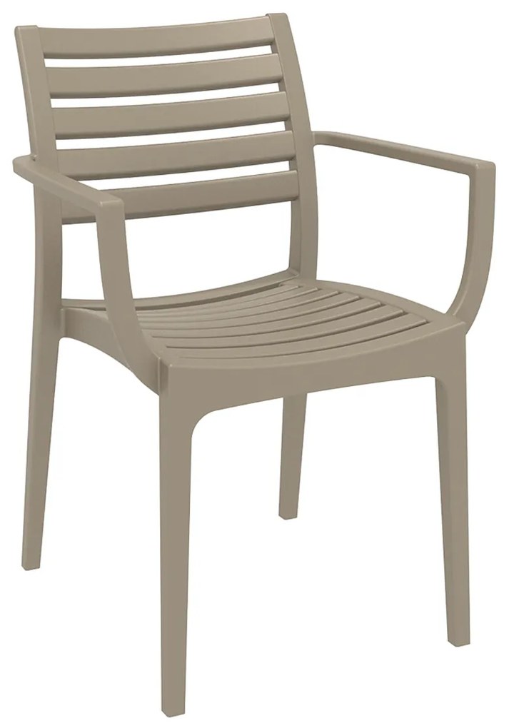 Siesta   Artemis/PL* Armchair Taupe  metax-01-00-0049 διάστ.58.0000 x 58.0000 x 82.0000