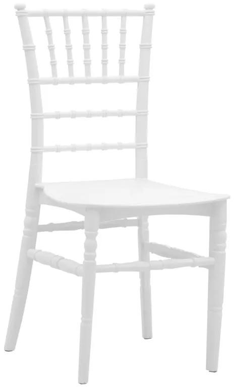 Καρέκλα catering Tiffany pakoworld PP λευκό 40x45x90εκ Model: 273-000001