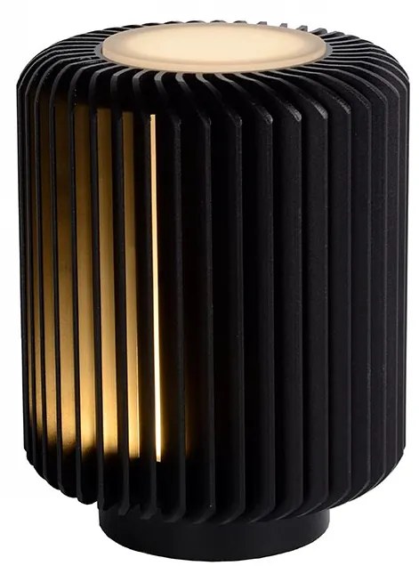 Φωτιστικό Επιτραπέζιο Lucide 26500-05-30 TURBIN Μαύρο Ματ (Black Mat) 3000 K