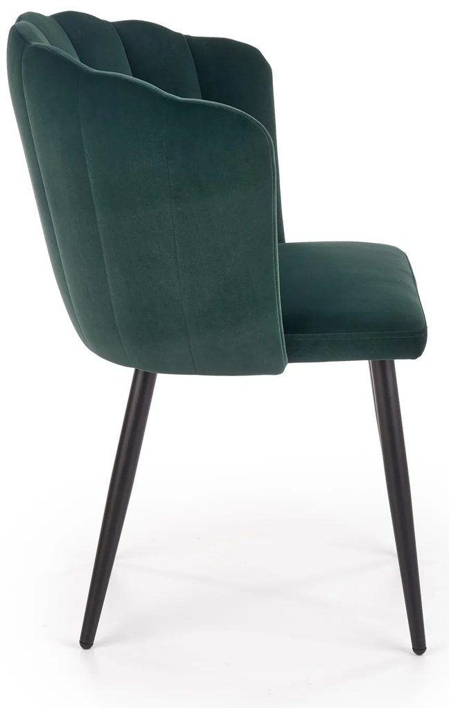 K386 chair, color: dark green DIOMMI V-CH-K/386-KR-C.ZIELONY