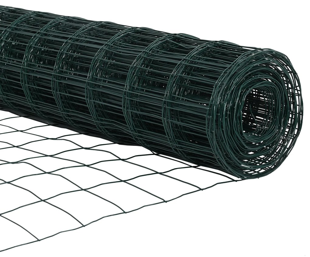 vidaXL Ευρωπαϊκός Φράχτης Πράσινος 0.8x25 μ Σίδερο