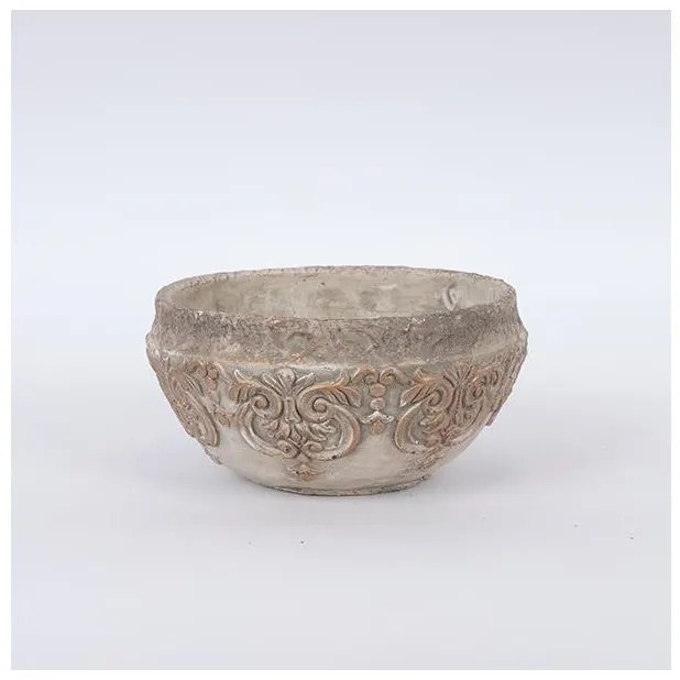 Κασπώ Τσιμεντένιο Μπεζ 20x20x10.5cm 752-18054 Estheti-752-18054-Μπεζ 752-18054