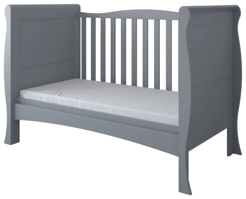 Βρεφικό προεφηβικό Κρεβάτι  Elegant Lux  Grey  70x140cm  BC10018 BabyCute