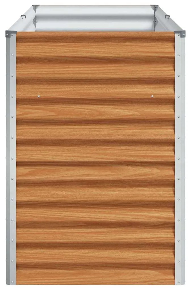 vidaXL Υπερυψωμένη Ζαρντινιέρα 195 x 50 x 68 εκ. Επικαλυμμένος Χάλυβας