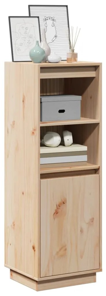 vidaXL Ντουλάπι Ψηλό 37 x 34 x 110 εκ. από Μασίφ Ξύλο Πεύκου