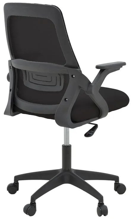 Καρέκλα Γραφείου Reji με Μesh Ύφασμα Μαύρο 58x60x89-99εκ. 58x60x99 εκ.