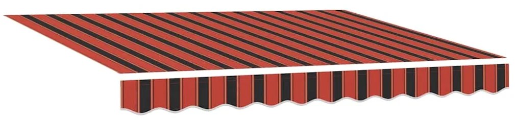 vidaXL Σκηνίτσα Αναδιπλούμενη πορτοκαλί και καφέ 300 x 250 εκ