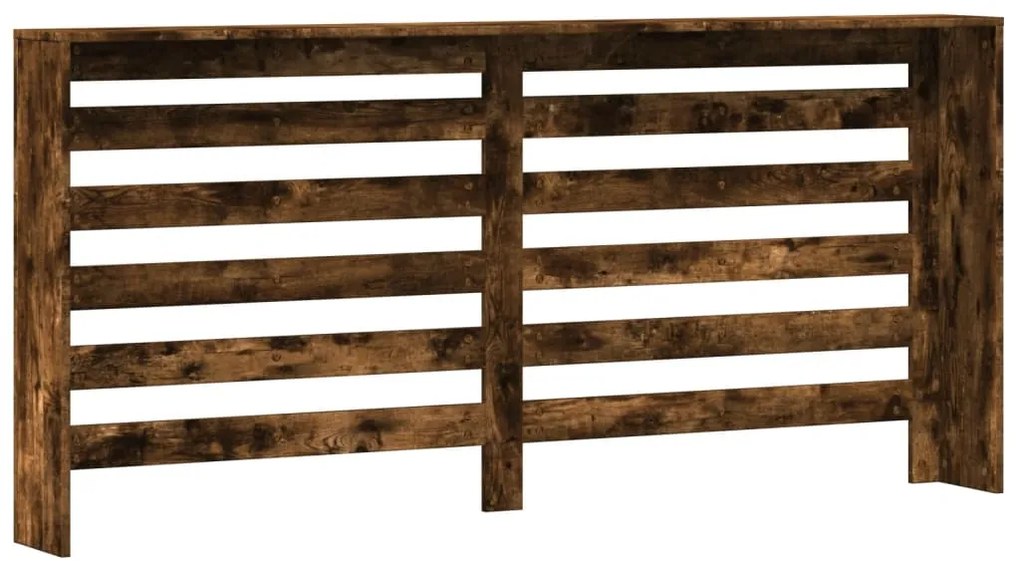 vidaXL Κάλυμμα Καλοριφέρ Καπνιστή Δρυς 175x20x82εκ. Επεξεργασμένο Ξύλο