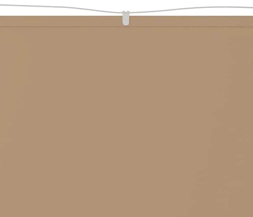 vidaXL Τέντα Κάθετη Taupe 60 x 270 εκ. από Ύφασμα Oxford
