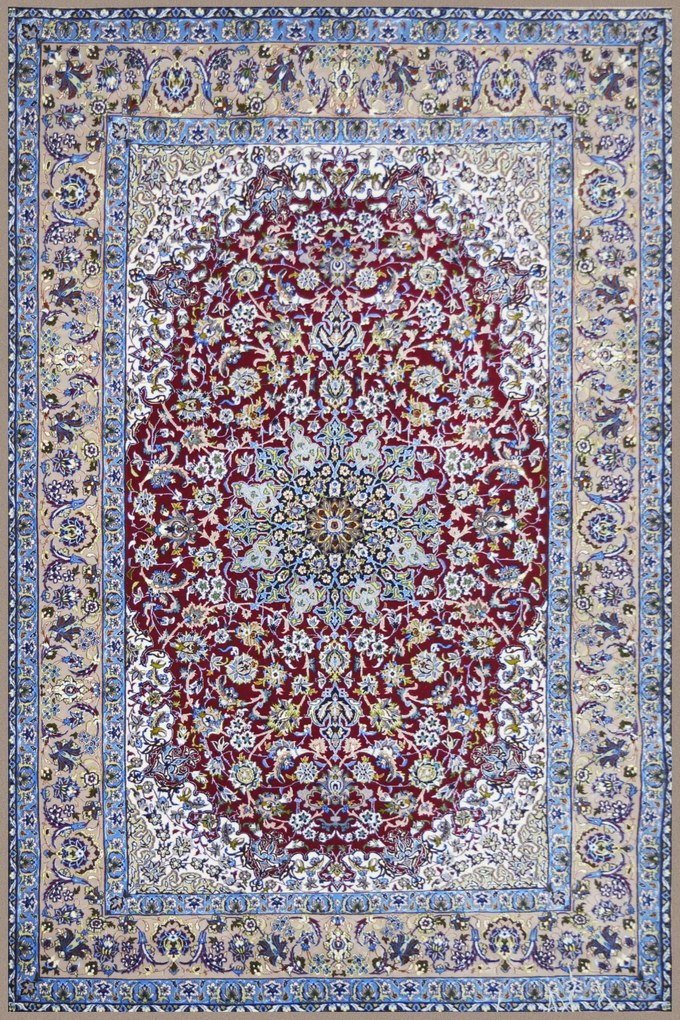 Χειροποίητο Χαλί Isfahan Silk 230Χ160 230Χ160cm