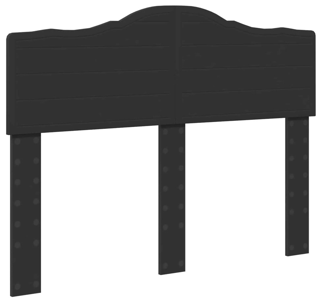 vidaXL Σκελετός Κρεβατιού Μαύρο 120 x 200 cm Στερεά ξυλεία πεύκου