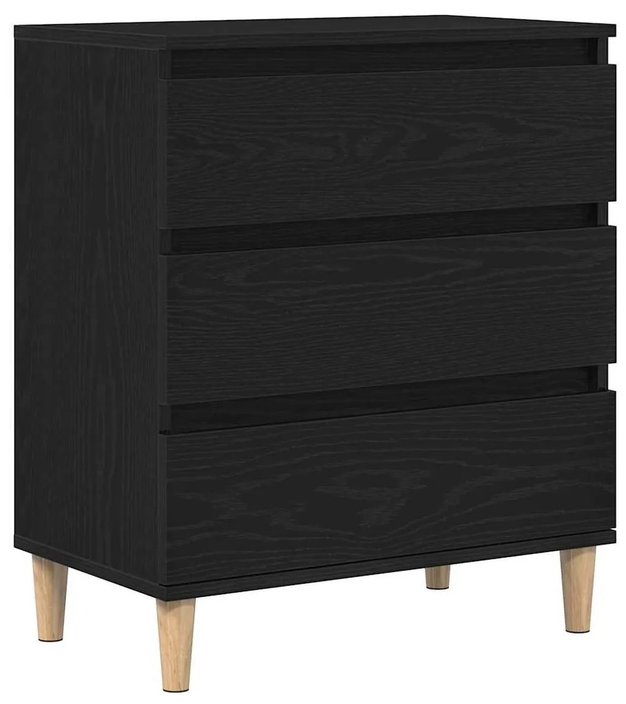 vidaXL Μπουφές Μαύρη Οξυά 60 x 35 x 70 cm Επεξεργασμένο ξύλο
