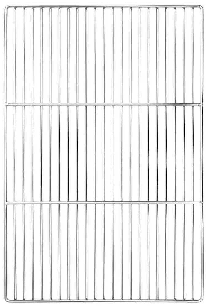 vidaXL BBQ Grill Grate με Λαβές Ορθογώνιο 60x40 εκ 304 Ανοξείδωτο Ατσάλι