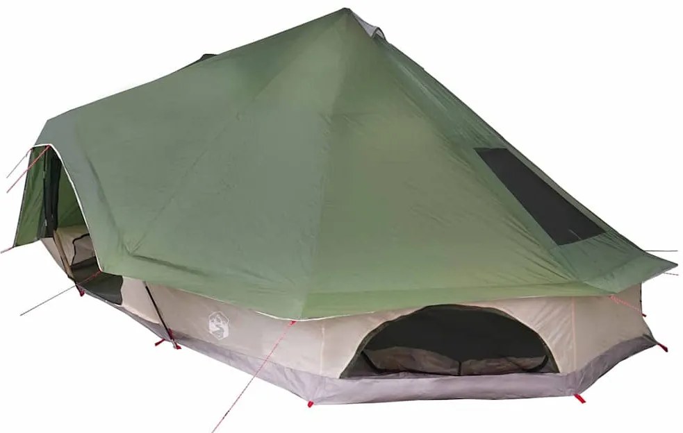 vidaXL Οικογενειακή Σκηνή Τίπι Τιπί Πράσινο 680 x 430 x 270 εκ.