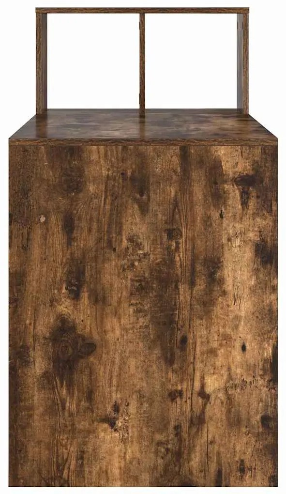 vidaXL Γραφείο Καπνιστό Δρύς 108 x 55 x 103.5 εκ. Επεξεργασμένο ξύλο