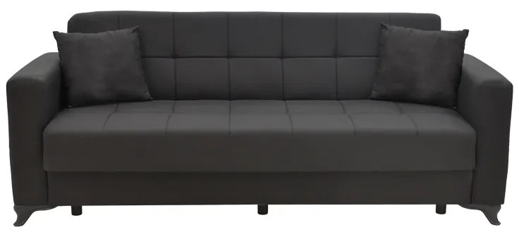 Σετ σαλονιού 2τεμ Modesto pakoworld ύφασμα σε μαύρη απόχρωση