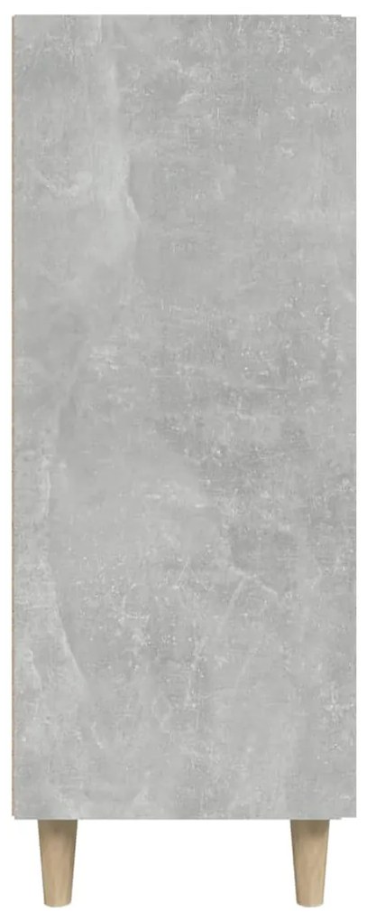 vidaXL Ντουλάπι Γκρι Σκυροδέματος 69,5x34x90 εκ. Επεξεργασμένο Ξύλο