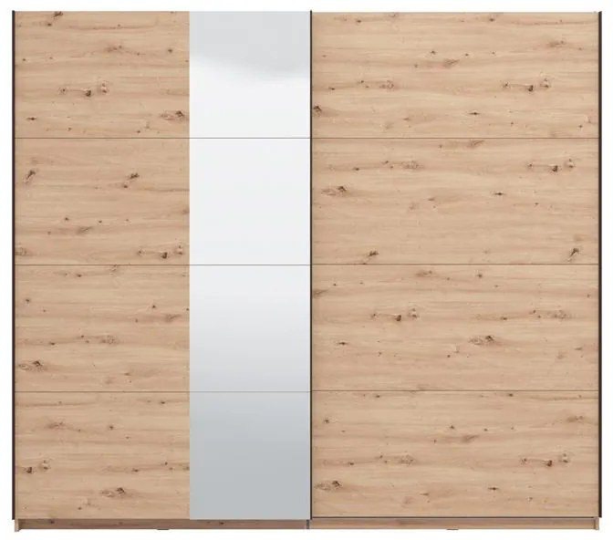 Ντουλάπα Συρόμενη GARD 200 OG Δίφυλλη με Καθρέπτη Artisan Oak 245x61x218εκ. 245x61x218 εκ.