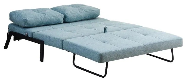 Καναπές - Kρεβάτι Hafrene Ύφασμα Πετρόλ 151x94x71 εκ. 151x94x71 εκ.