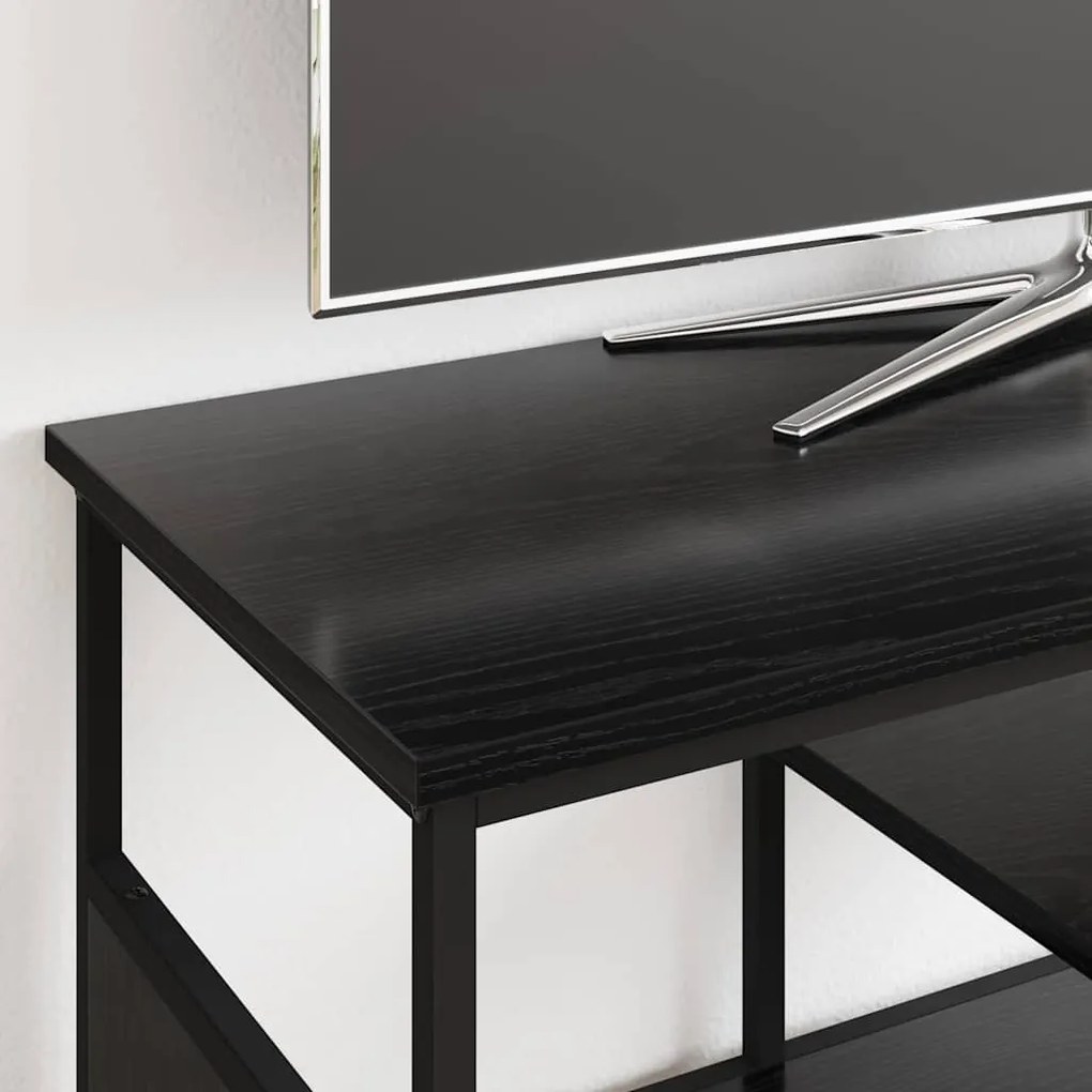 vidaXL Ντουλάπι TV Μαύρη Οξυά 100 x 35 x 45 εκ.