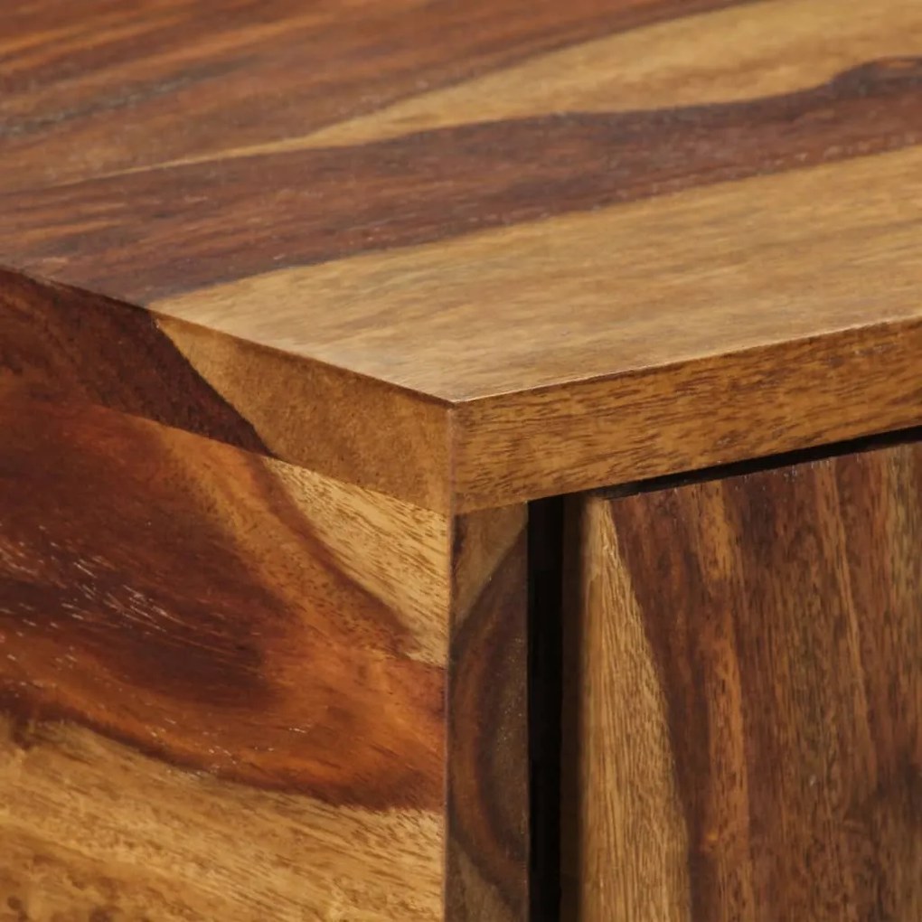 vidaXL Ντουλάπι με Ράφια 118 x 35 x 70 εκ. από Μασίφ Ξύλο Ακακίας