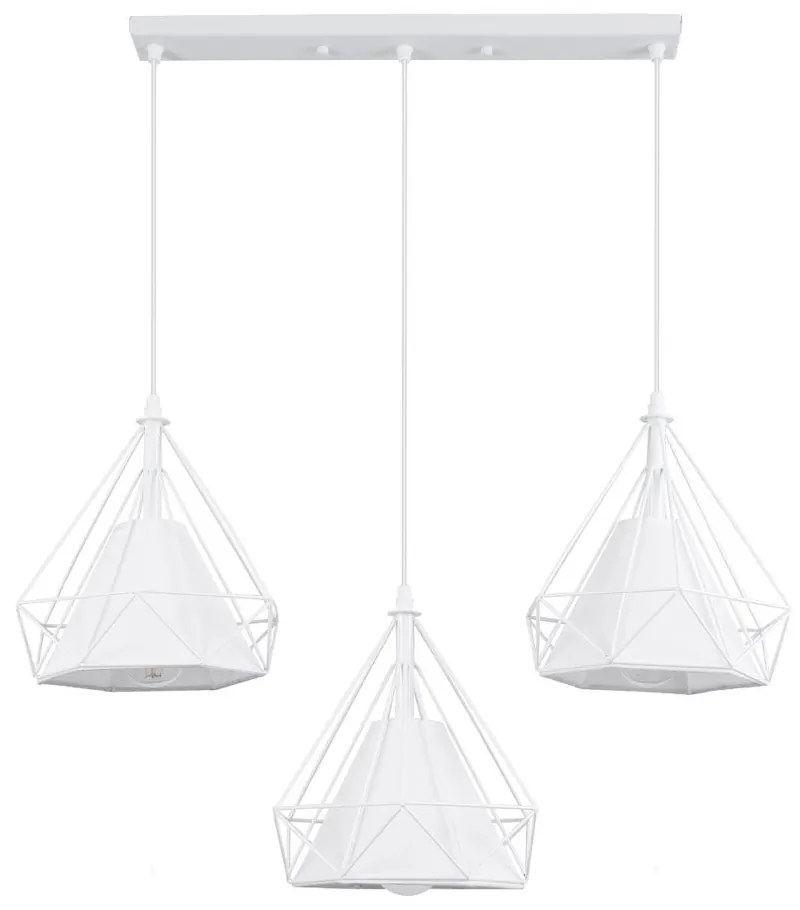 Φωτιστικό Οροφής Eiffel 61570 E27 68x25x130cm White GloboStar