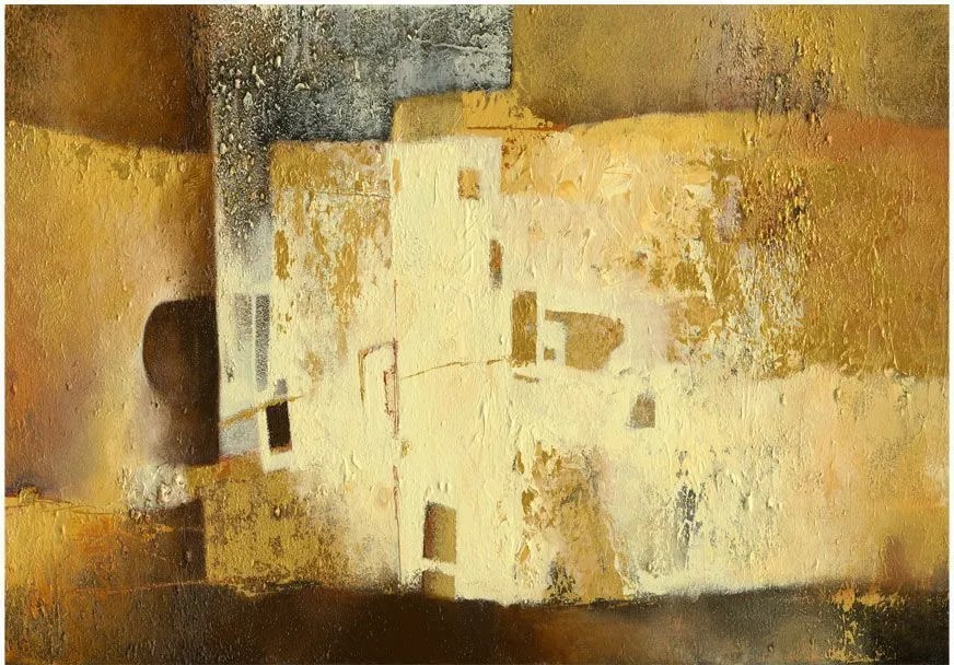 Αυτοκόλλητη φωτοταπετσαρία - Golden Oddity - 196x140