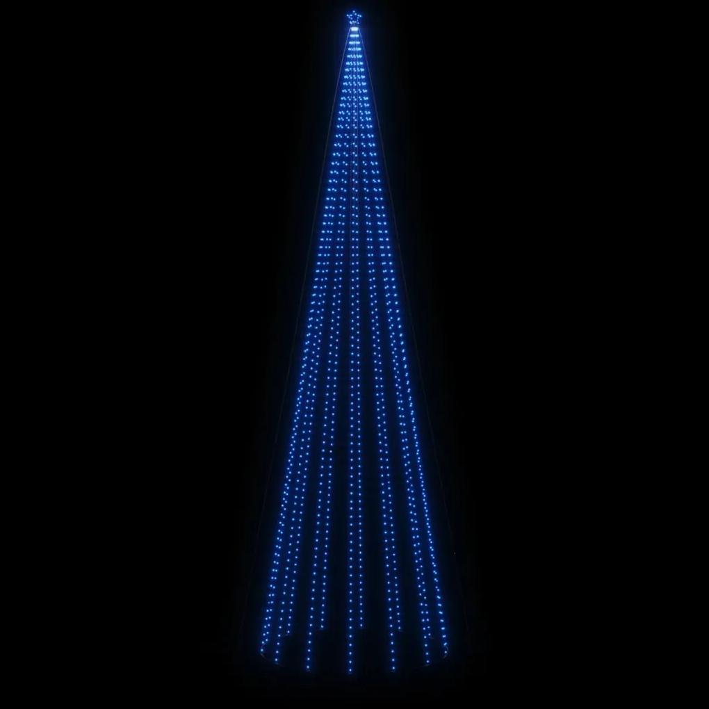 vidaXL Χριστουγεννιάτικο Δέντρο Κώνος 1134 LED Μπλε 230 x 800 εκ.