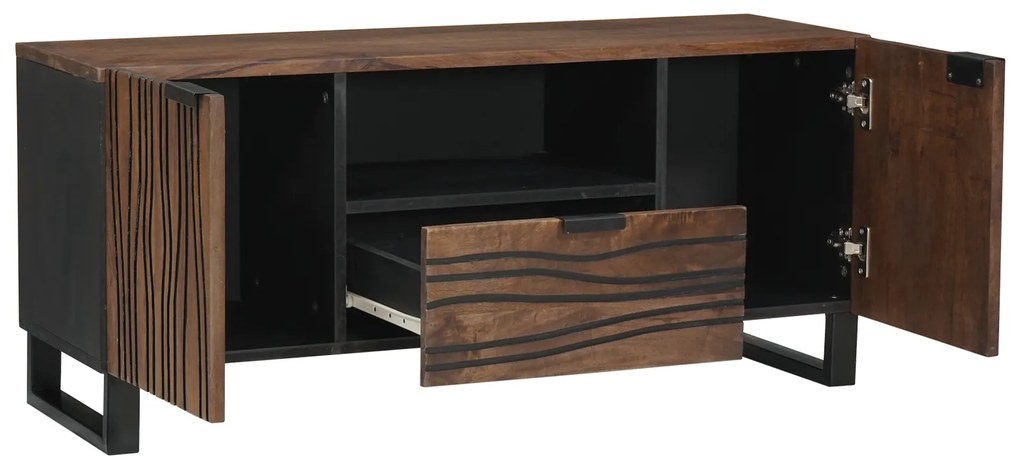 vidaXL Ντουλάπα Τηλεόρασης 105x33.5x46 cm Μασίφ Ξύλο Μάνγκο