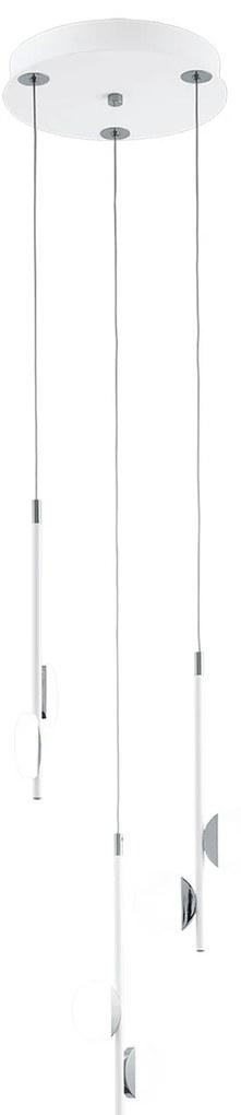 Φωτιστικό Οροφής Led Olindra 96931 White Eglo Αλουμίνιο,Πολυπροπυλένιο
