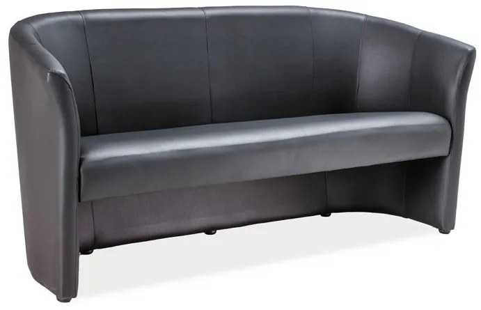 Καναπές TM-3 160x60x76cm χρώμα Μαύρο EK-14/Wenge DIOMMI TM3CZAP