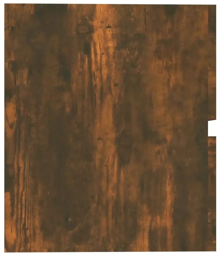 vidaXL Ντουλάπι Νιπτήρα Καπνιστή Δρυς 60x38,5x45 εκ. από Επεξεργ. Ξύλο