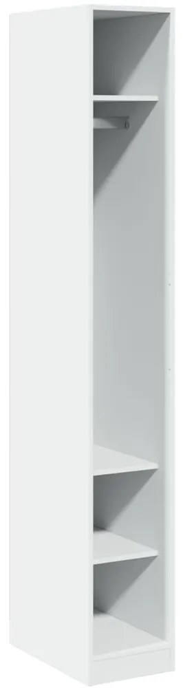vidaXL Ντουλάπα Λευκή 30x50x200 εκ. από Επεξεργασμένο Ξύλο
