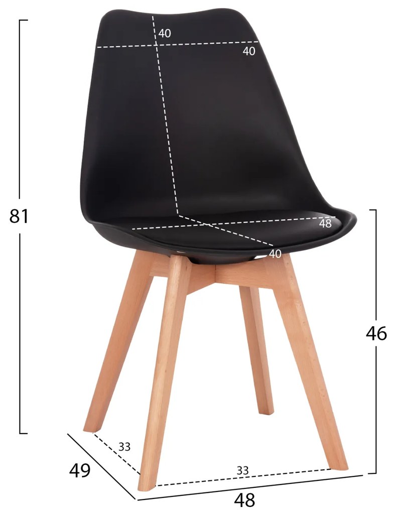 ΣΕΤ ΤΡΑΠΕΖΑΡΙΑΣ 5ΤΜΧ VEGAS HM21185 MDF TOP ΣΕ ΜΑΥΡΟ--ΠΟΔΙΑ ΟΞΙΑΣ