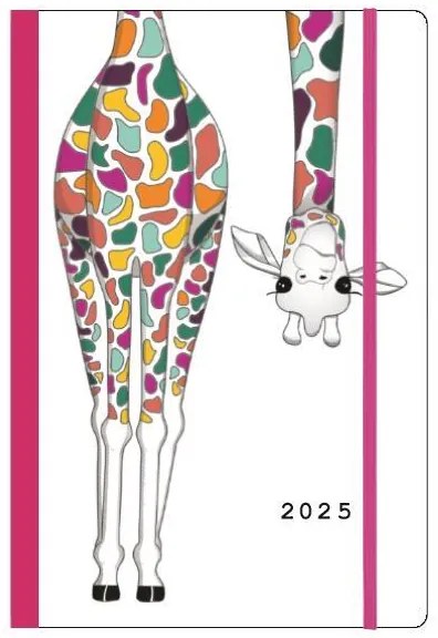 Next ημερολόγιο 2025 Trends ημερήσιο flexi με λάστιχο 14x21εκ. Giraffe