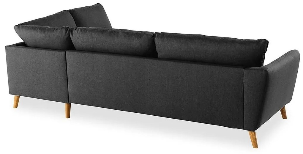 Γωνιακός Καναπές Scandinavian Choice P108, Καφέ, Σκούρο γκρι, 278x196x89cm, 150 kg, Πόδια: Ξύλο | Epipla1.gr