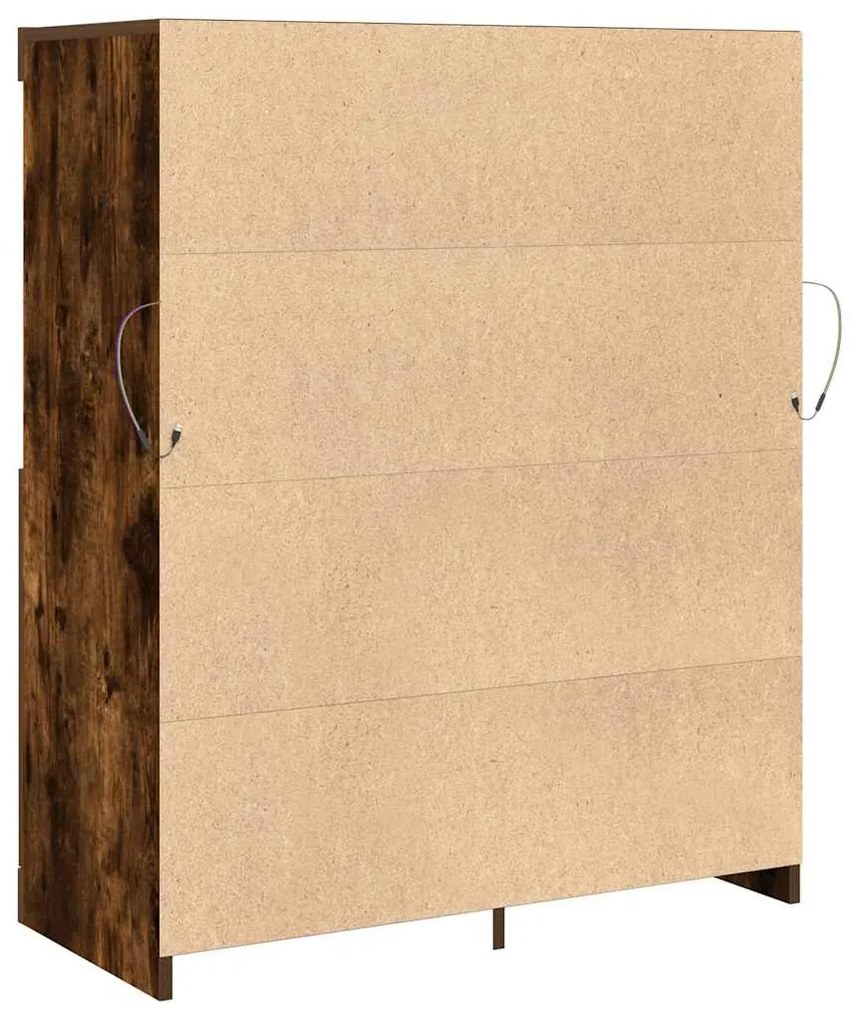 Ντουλάπι Καπνιστή Δρυς 81x37x100 εκ. Επεξεργασμένο Ξύλο 3318621