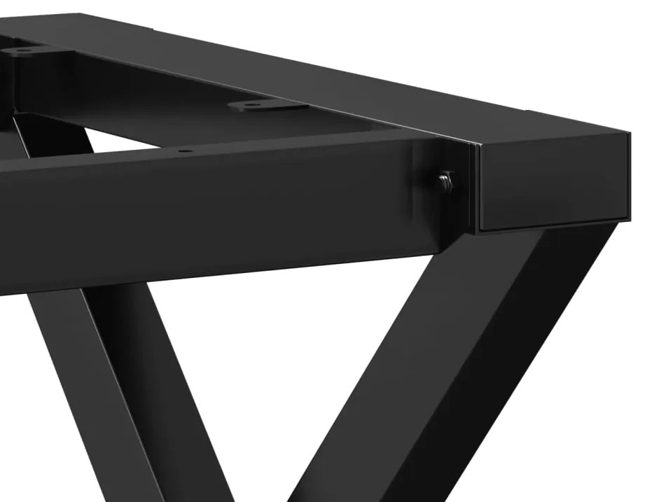 Πόδια Τραπεζιού Σαλονιού σε Σχήμα «Χ» 140x30x43 εκ. Ατσάλι 357902