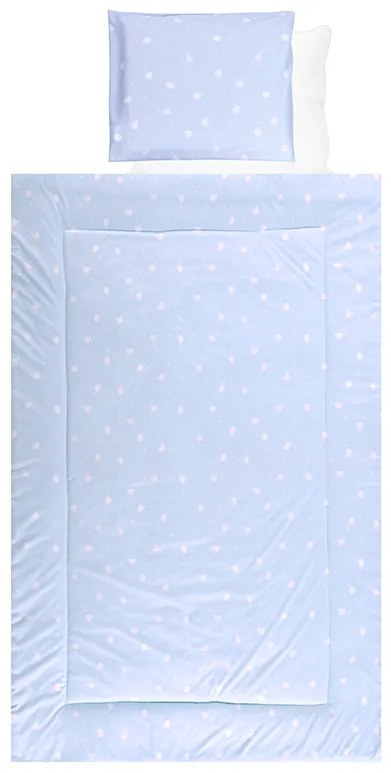 Σετ Προίκας Μωρού κούνιας 4τεμ. 70x140cm  Little Bear Blue 20800025901 Lorelli