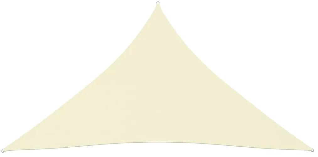 vidaXL Πανί Σκίασης Τρίγωνο Κρεμ 4,5 x 4,5 x 4,5 μ. από Ύφασμα Oxford