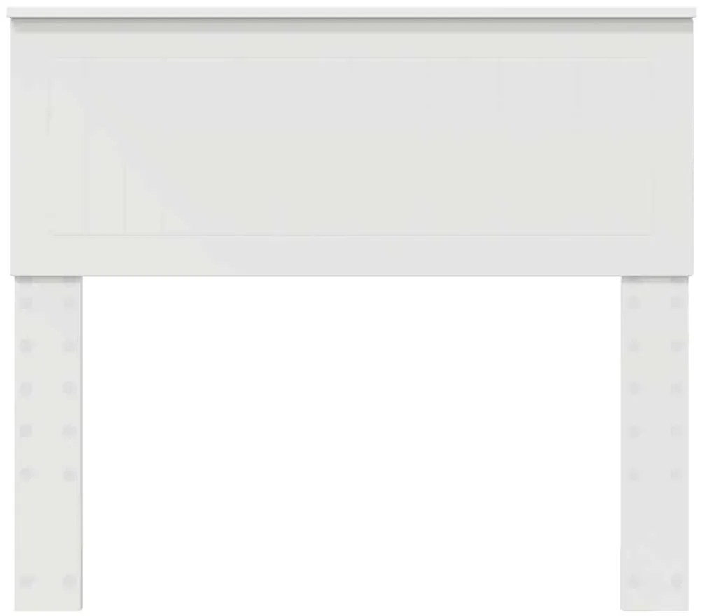 vidaXL Κεφαλάρι με κεφαλάρι Λευκό 100 cm Επεξεργασμένο ξύλο