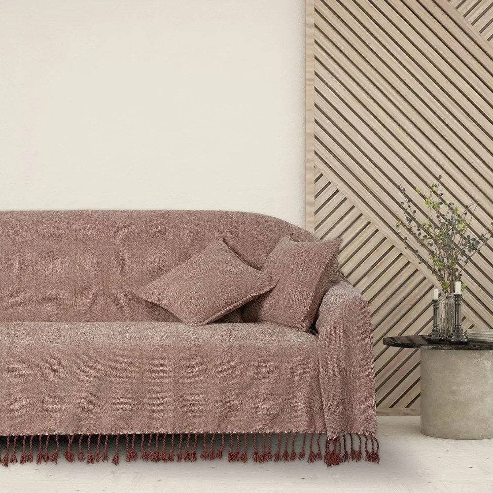 Ριχτάρι 0274 Dark Rose Das Home Τριθέσιο 180x300cm Chenille