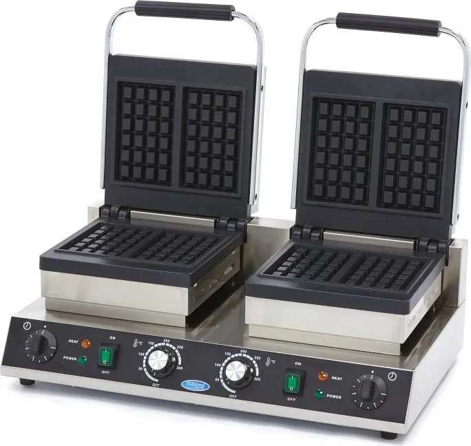 Waffle Maker - 4 Pieces - Belgian - Double