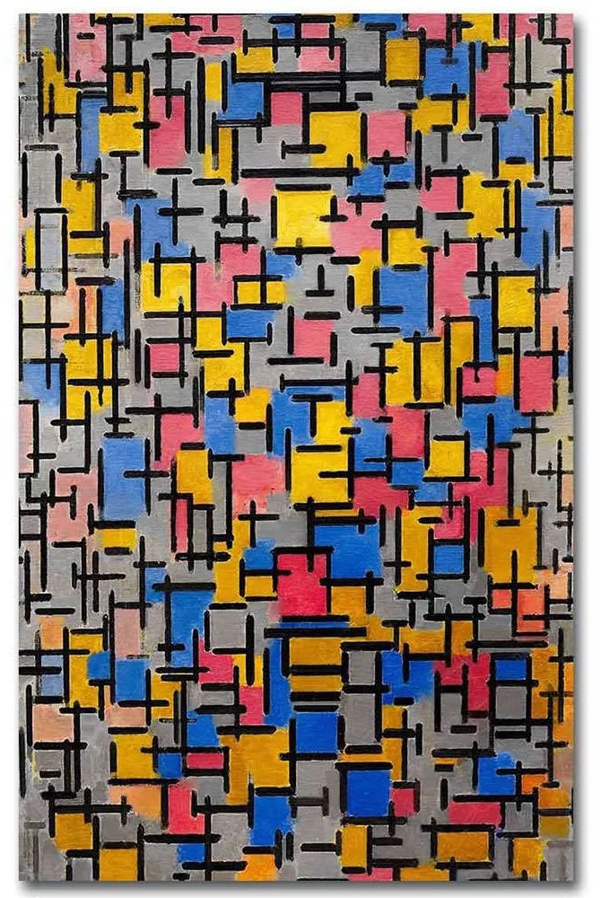 Πίνακας Καμβάς 249CVT1439 45x70cm Multi Wallity Κάθετοι Wood, Canvas