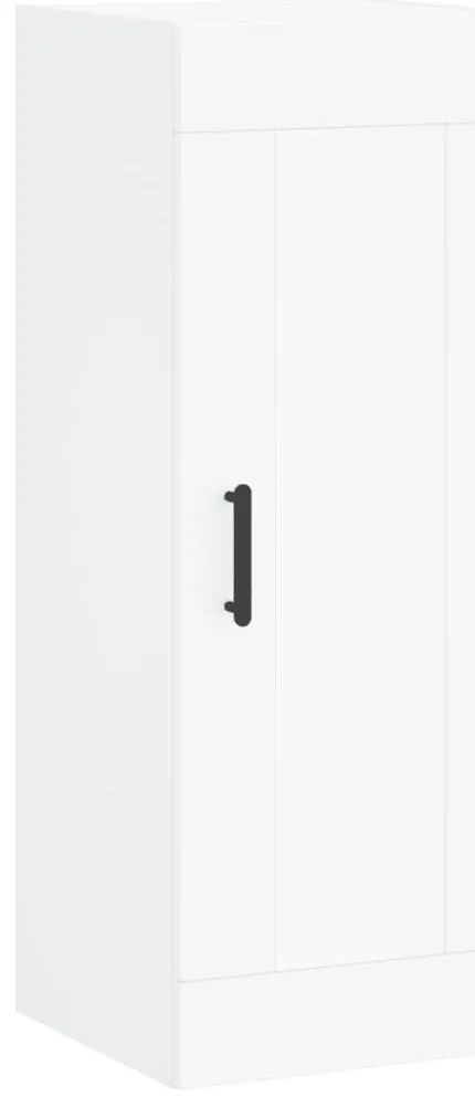 vidaXL Ντουλάπι Λευκό 34,5 x 34 x 180 εκ. από Επεξεργασμένο Ξύλο