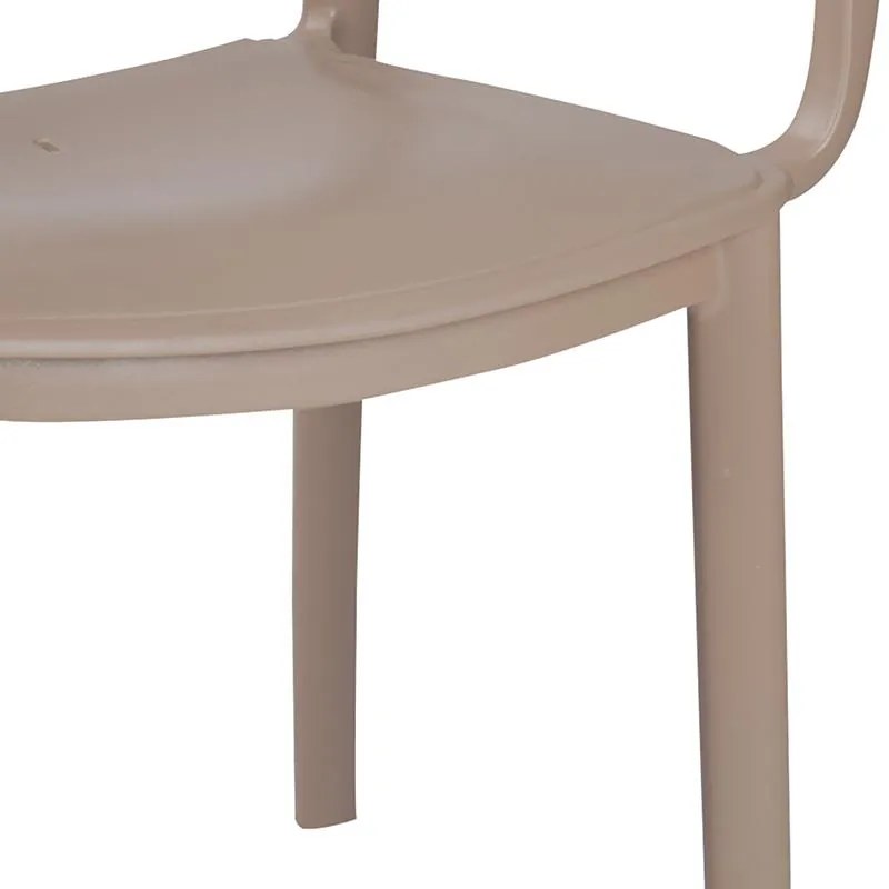 Καρέκλα - Πολυθρόνα Frontline PP cappucino 56x50x83 εκ.